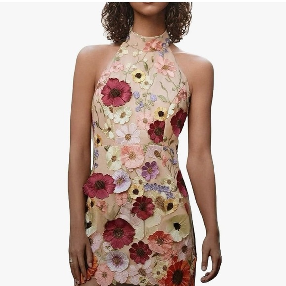 Floral mini dress - Picture 1 of 5